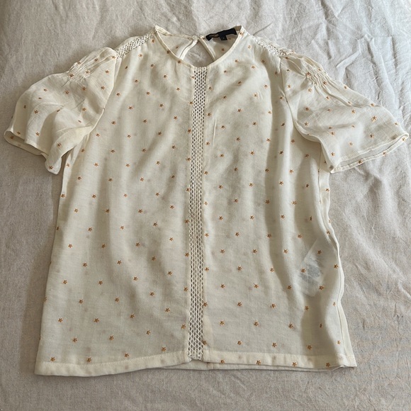 2 MAJE tops / blouses with stars ⭐️ Sz 1 & 2 / XS - Picture 2 of 14